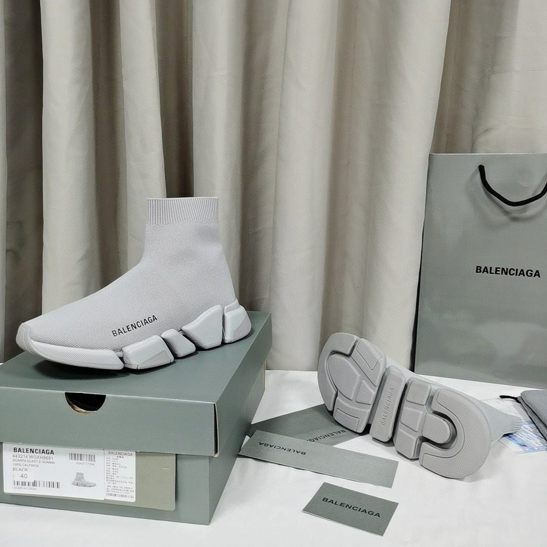balenciaga sock sneakers in white, sizes 35-44 - Image 8