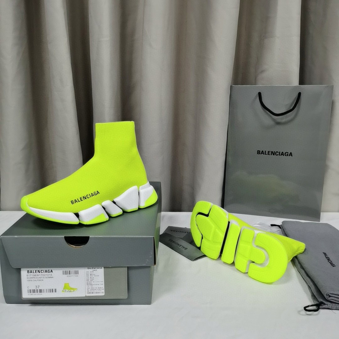 balenciaga neon sock sneakers size 35-44 - Image 8