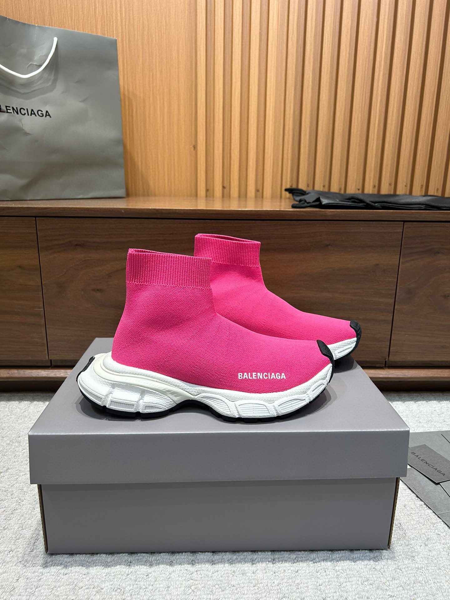 balenciaga pink sock sneakers size 35-44 - Image 8