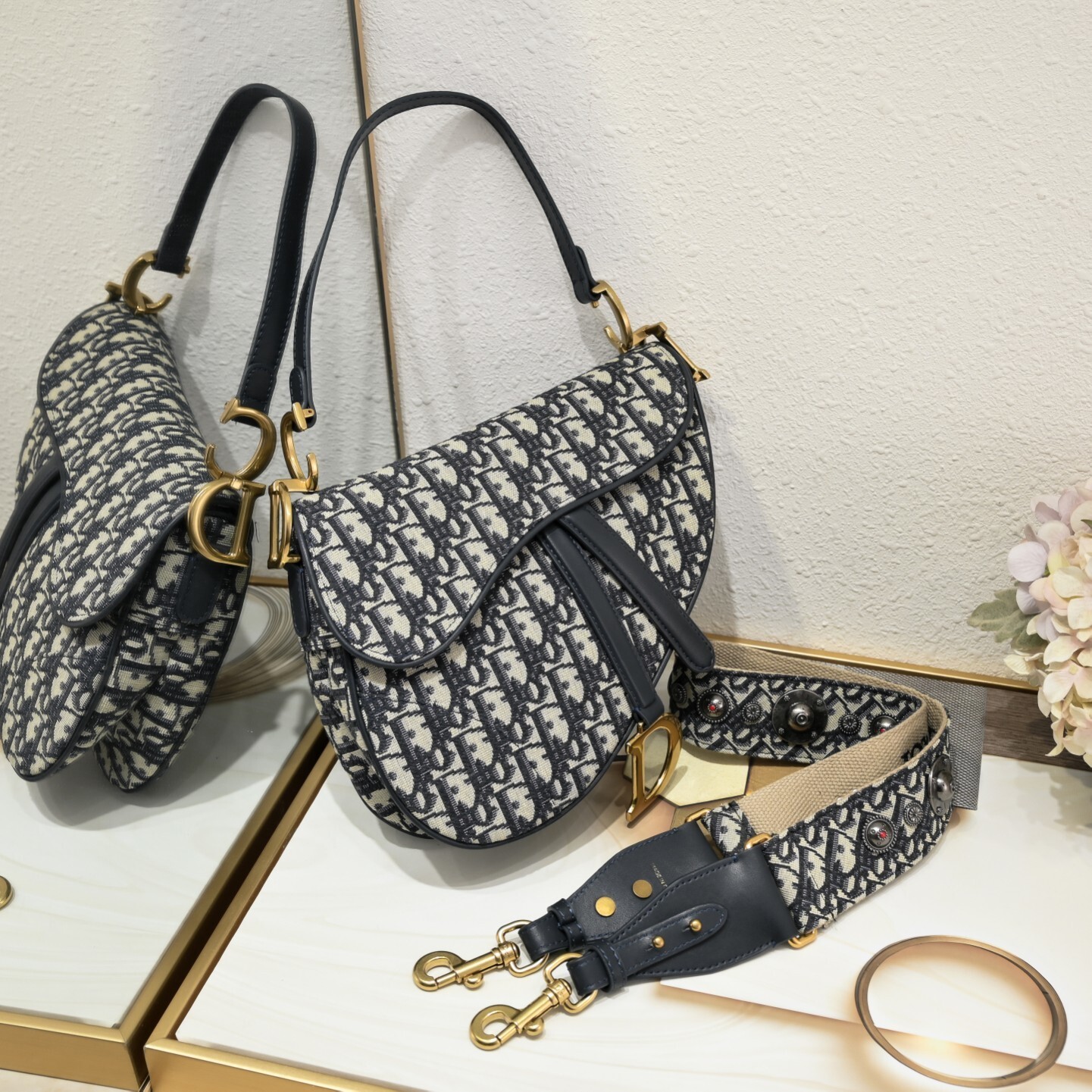 dior saddle bag - 25.5x20x6.5 cm, model 408082 - Image 8
