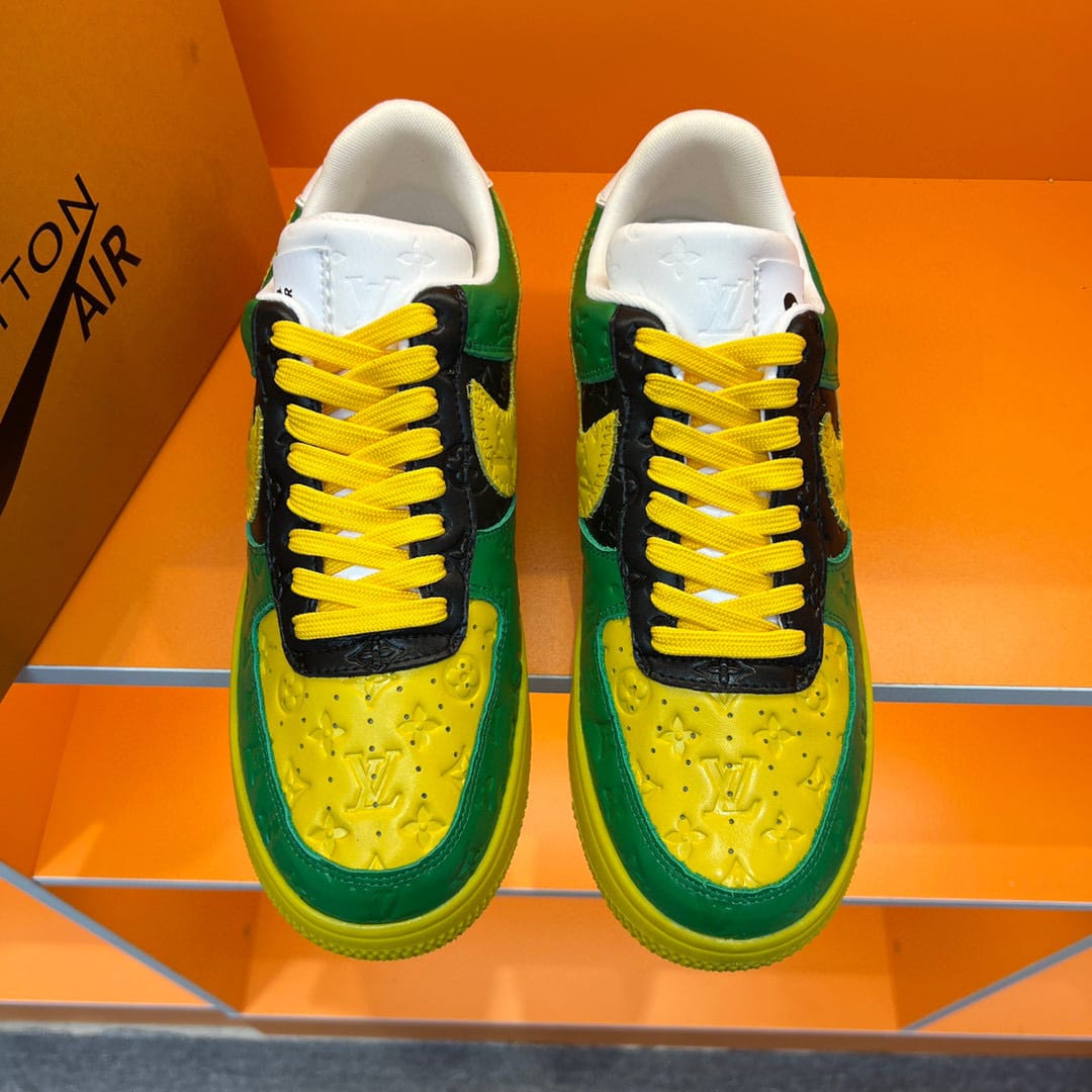 louis vuitton air sneakers 38-44 - yellow/green/black - Image 8
