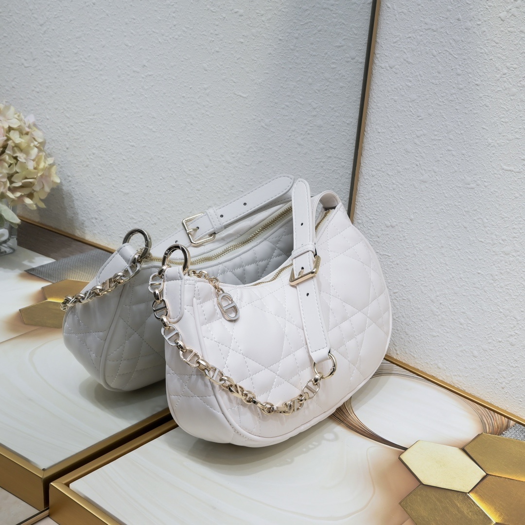 dior quilted white bag 27x16 cm - model 408032 - Image 8