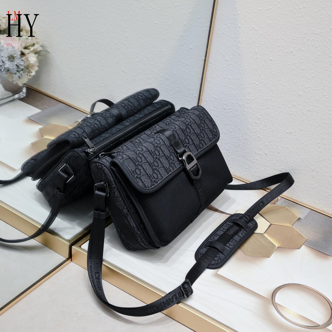 dior black crossbody bag - 26x18x6 cm
