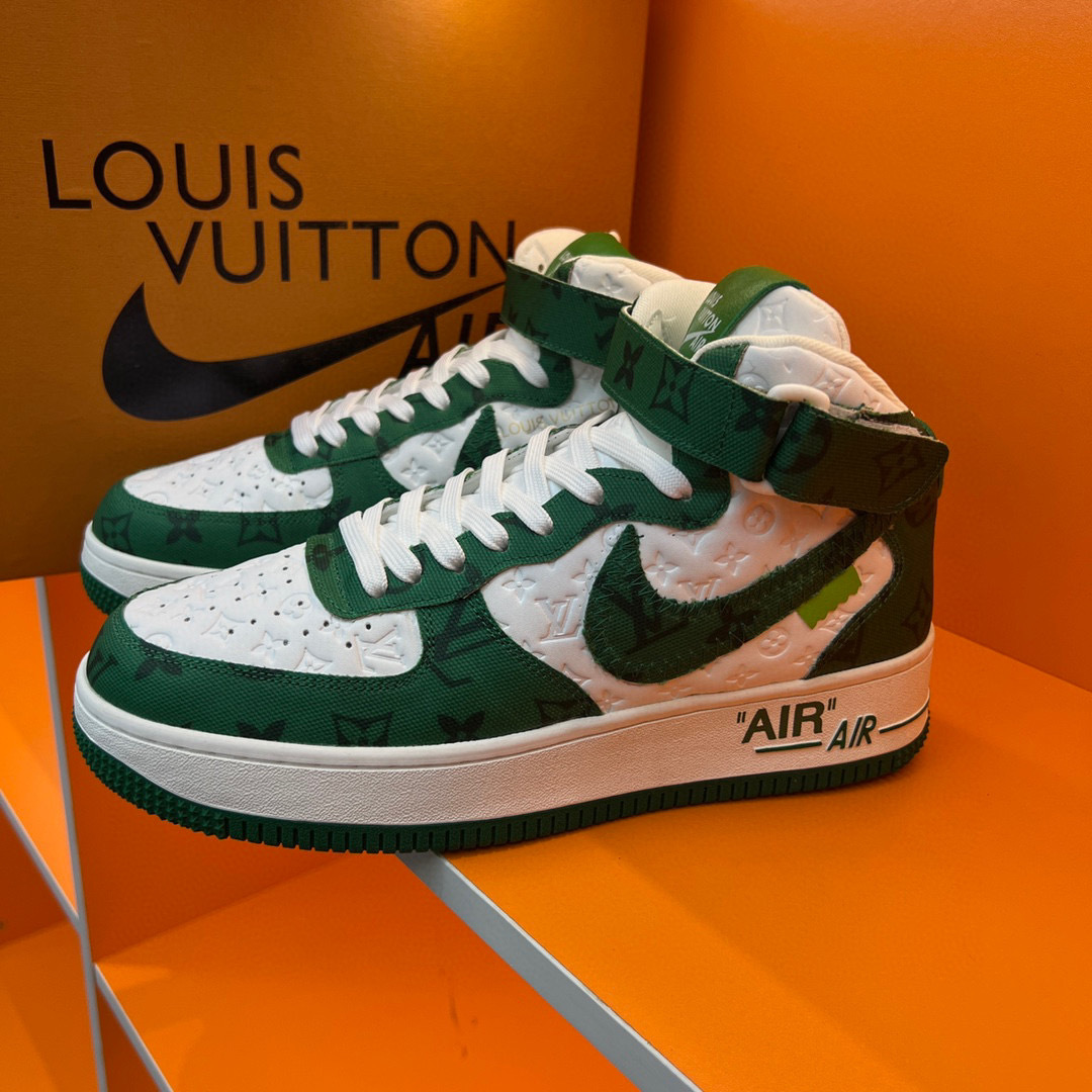 louis vuitton x nike air force 1 sneakers - size 38-44