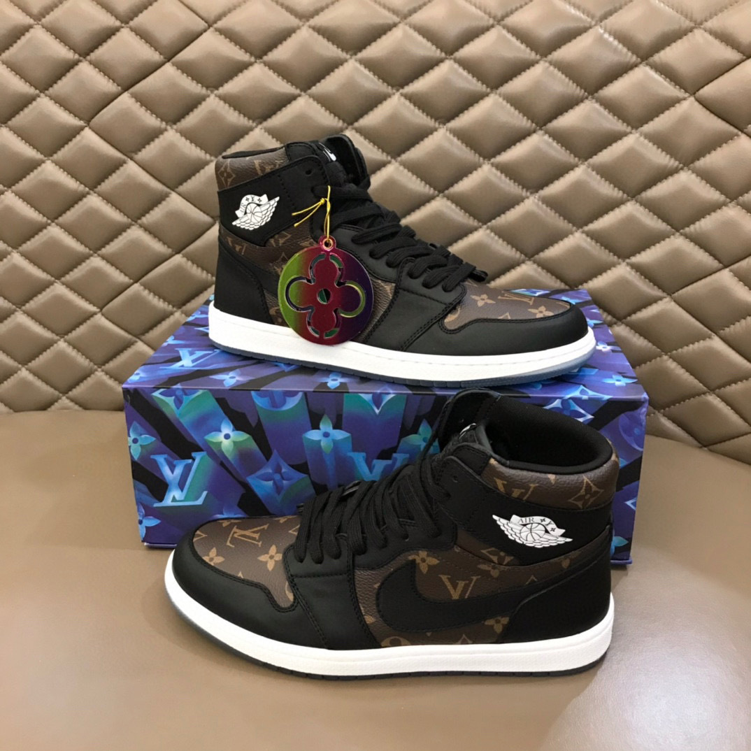 louis vuitton x nike air jordan 1 high sneakers 38-44 - Image 8