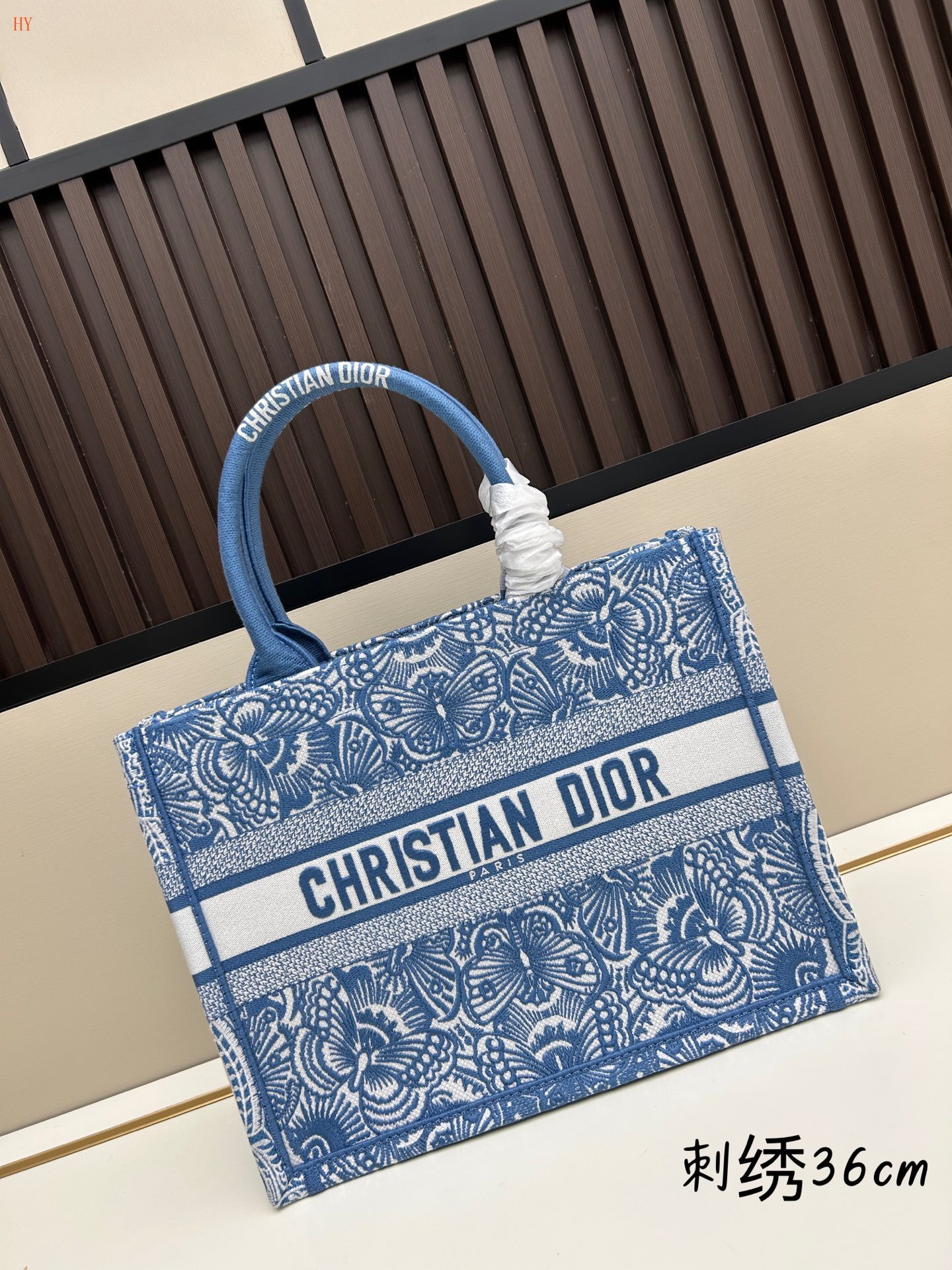 christian dior floral tote bag - 36cm