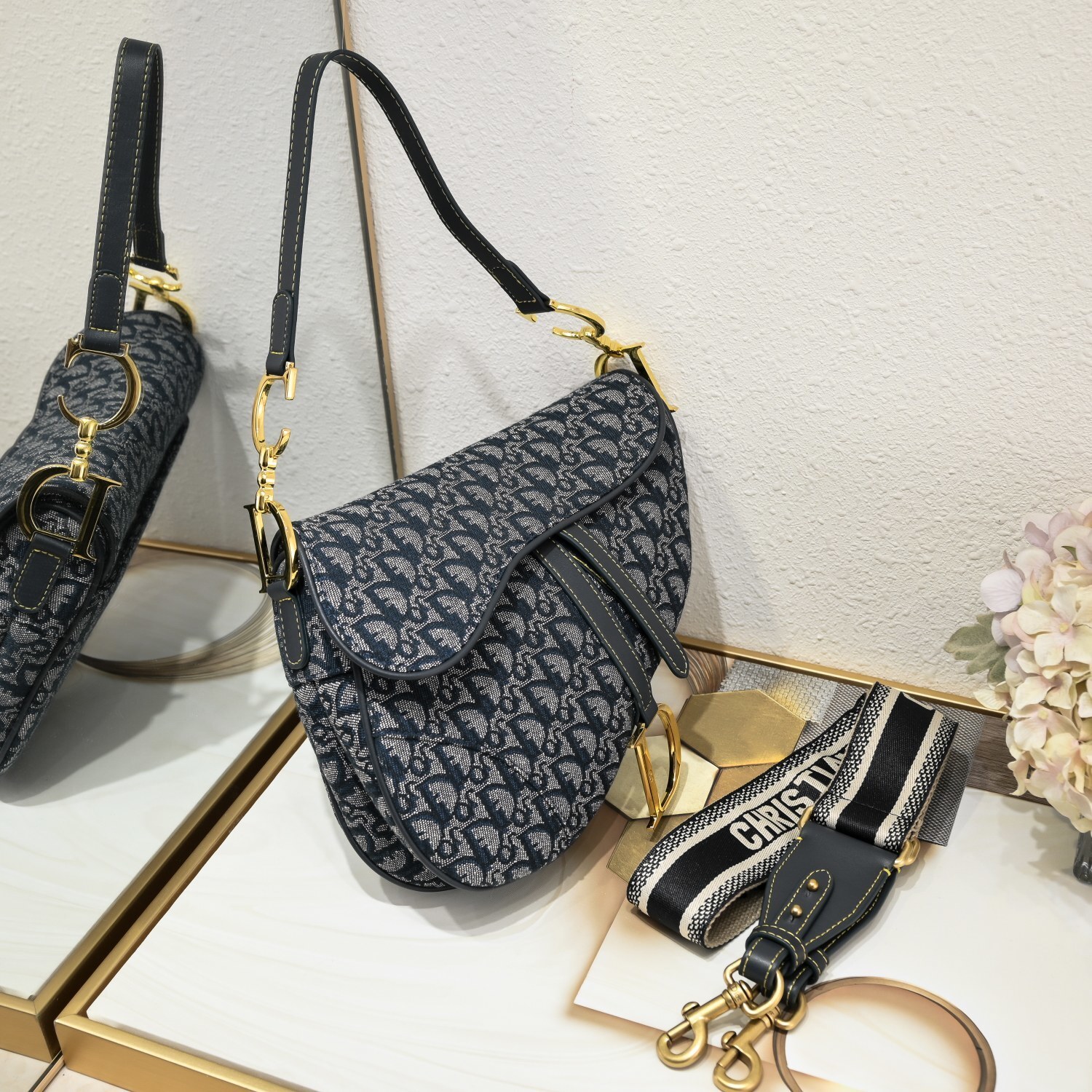 dior saddle bag - 25.5x20x6.5 cm, model 408082 - Image 8