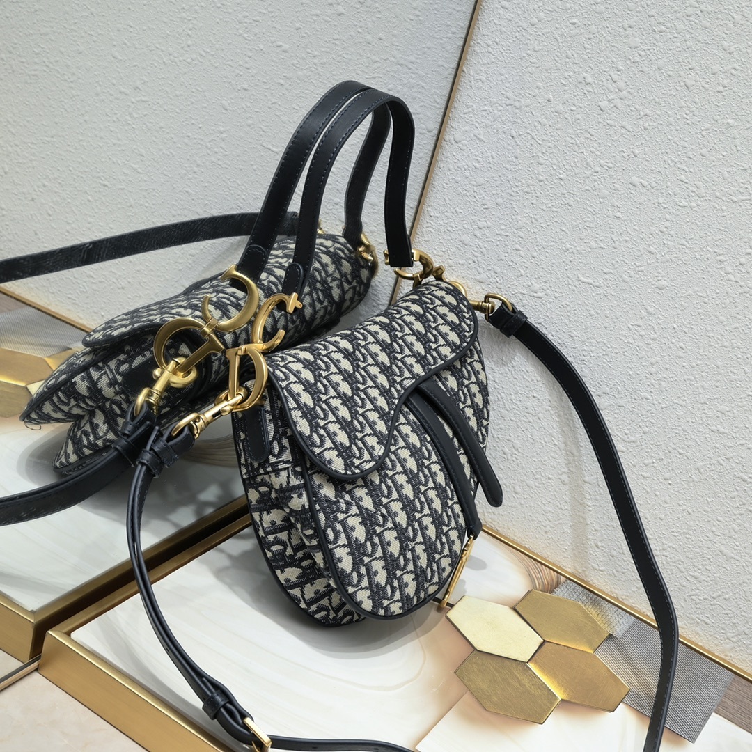 dior saddle bag - large 25.5 x 20 x 6.5 cm - Image 8