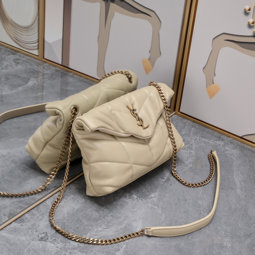 yves saint laurent quilted shoulder bag - 23×15.5×8.5cm - Image 8
