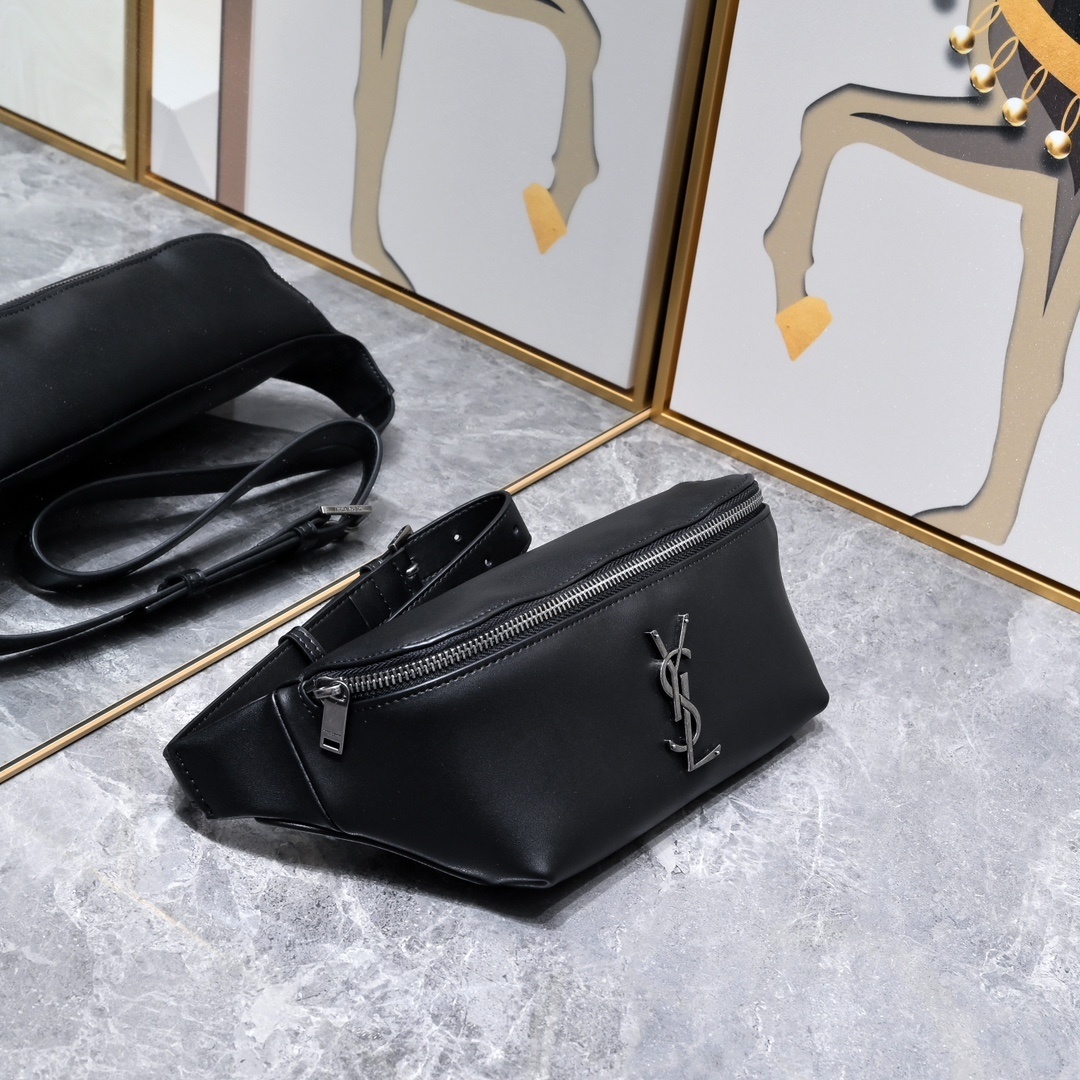 yves saint laurent black fanny pack - 25x14x3.5cm - Image 8