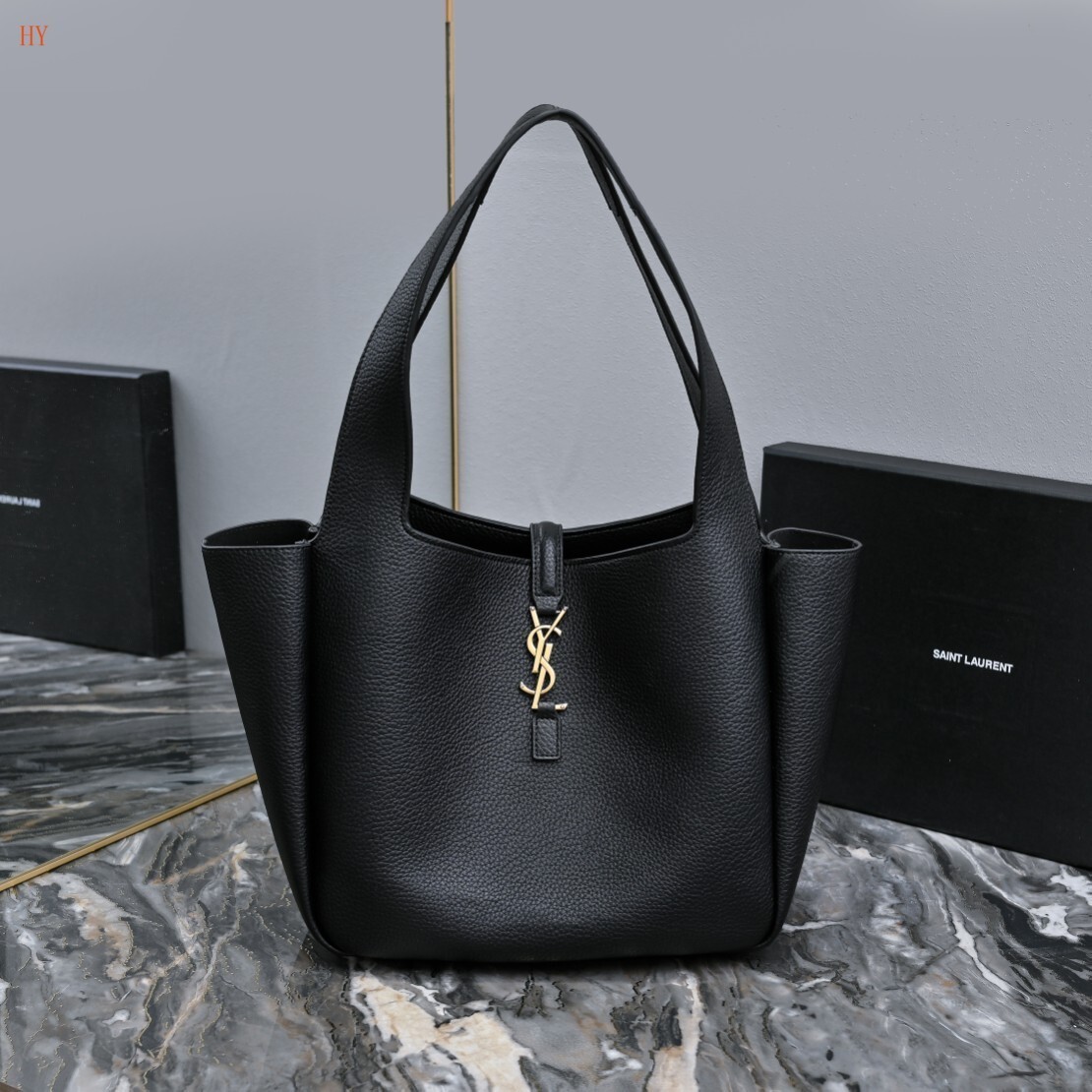 yves saint laurent black tote bag - 50*28*18 cm