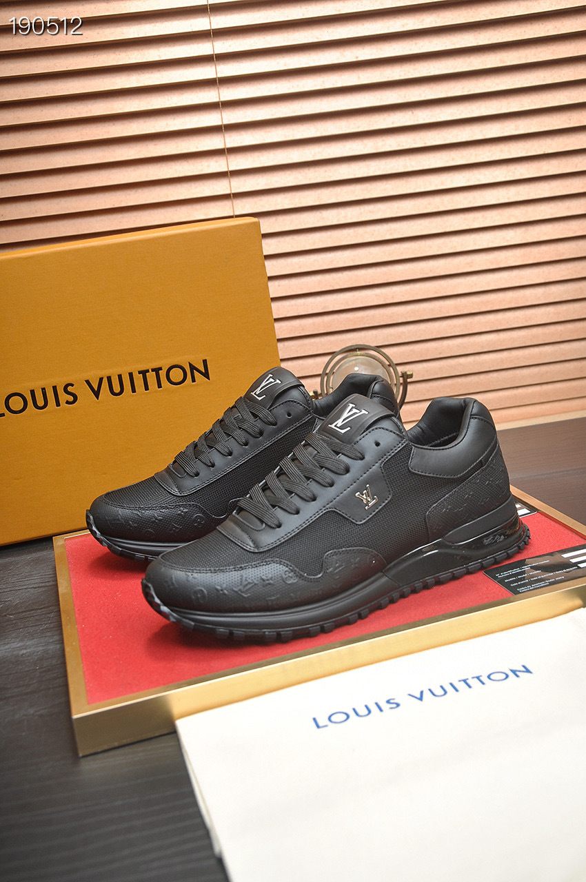 louis vuitton black sneakers size 38-44 gl380
