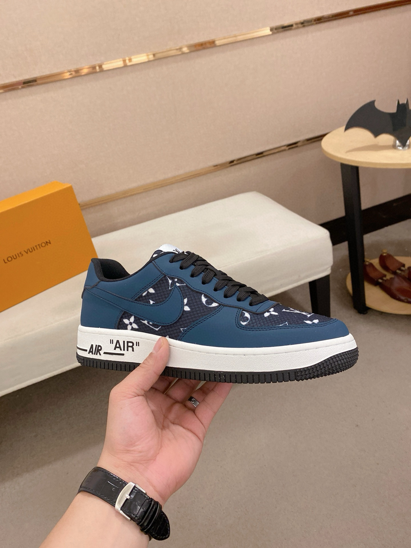 louis vuitton x nike air force 1 sneakers - size 38-44 - Image 8