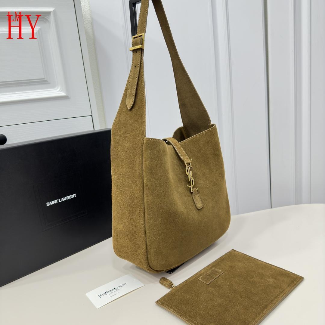 yves saint laurent suede shoulder bag - 30/22,408033/023 - Image 8
