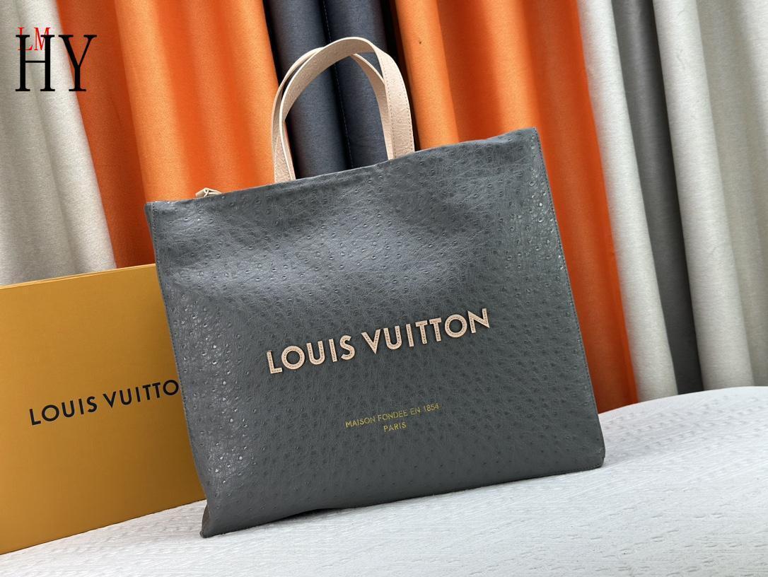 louis vuitton grey tote bag 40*32*16
