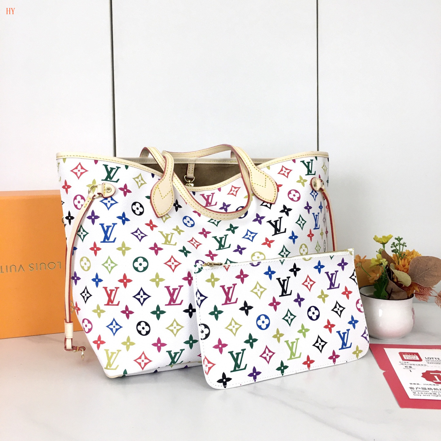 louis vuitton monogram tote bag 32x29x17 cm, 523012 - Image 8