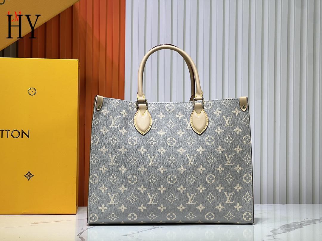 louis vuitton monogram tote bag - 35x27x14 cm