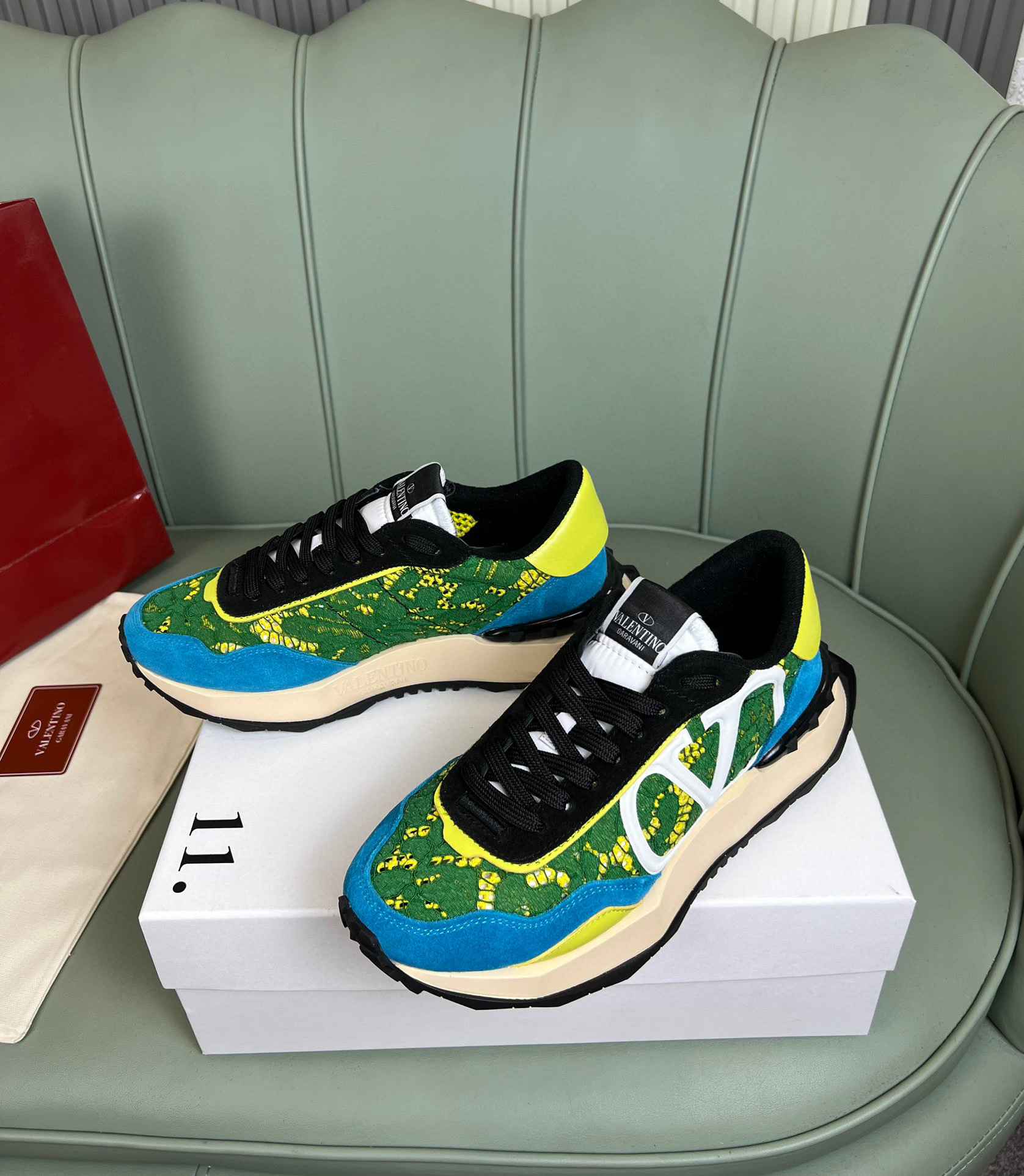 valentino unisex sneakers size 35-44 - colorful design - Image 8