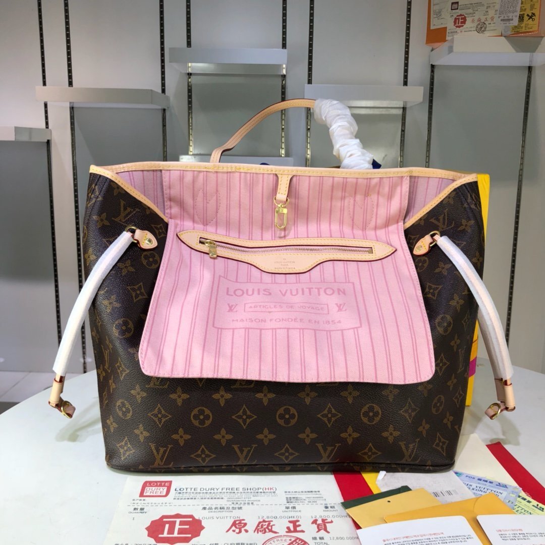 louis vuitton monogram neverfull mm tote bag - Image 8
