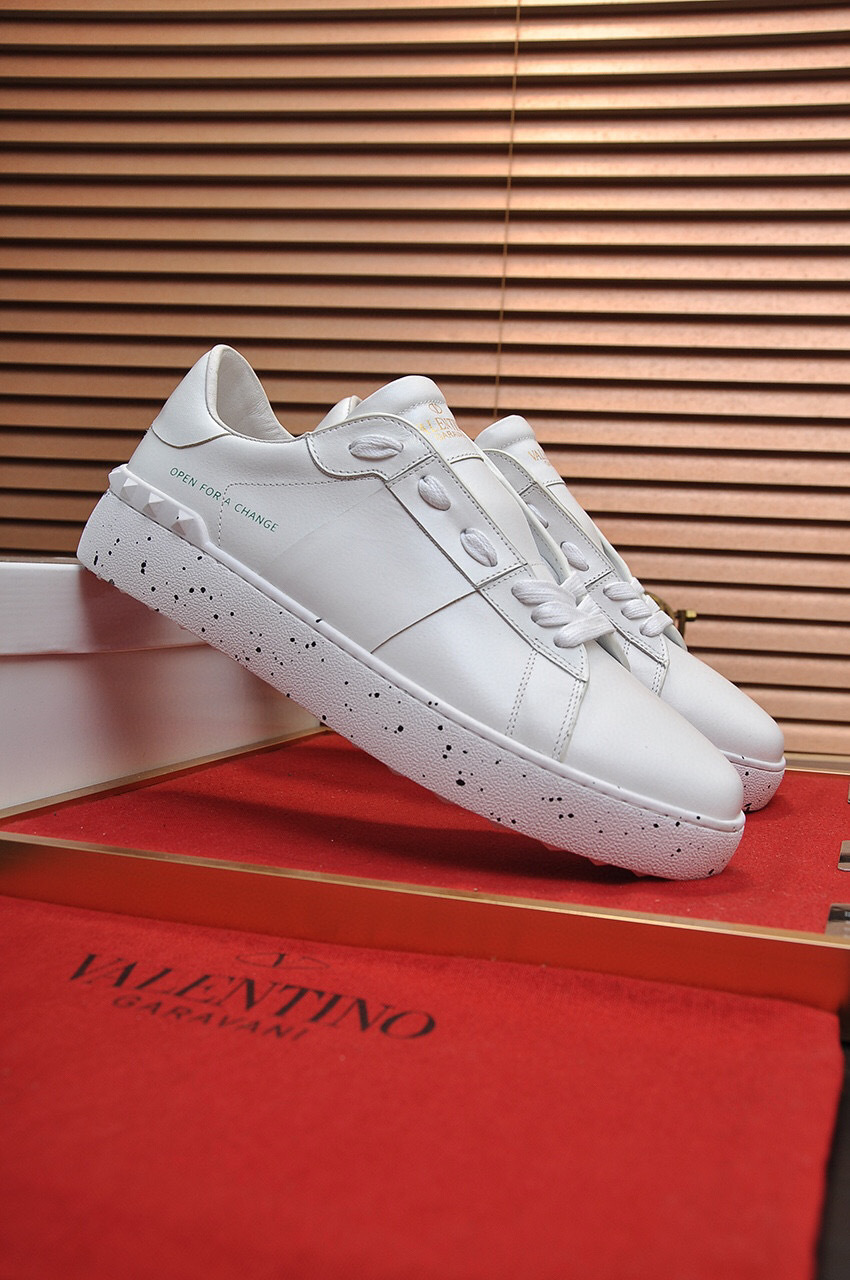 valentino garavani white sneakers for couples - sizes 35-44 - Image 8