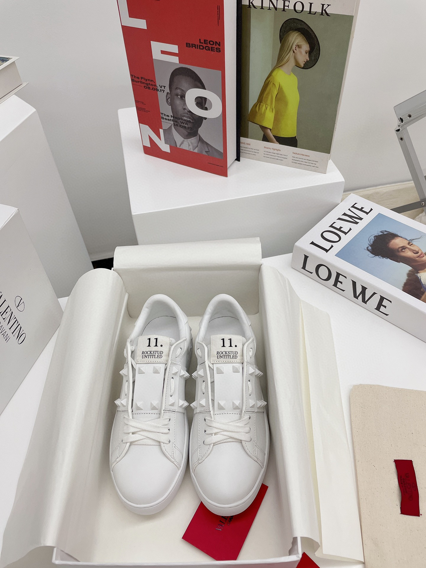 valentino rockstud untitled sneakers - size 11 - Image 8