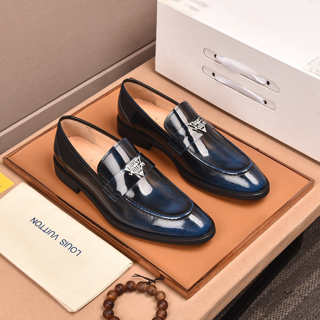 louis vuitton leather shoes size 38-44 - Image 9