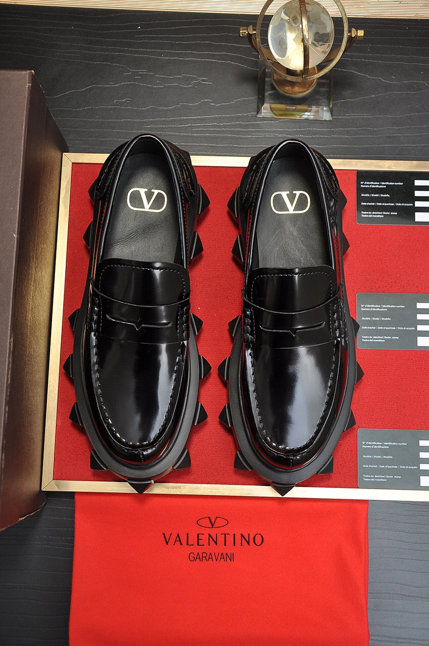 valentino black leather shoes size 38-44 - Image 9