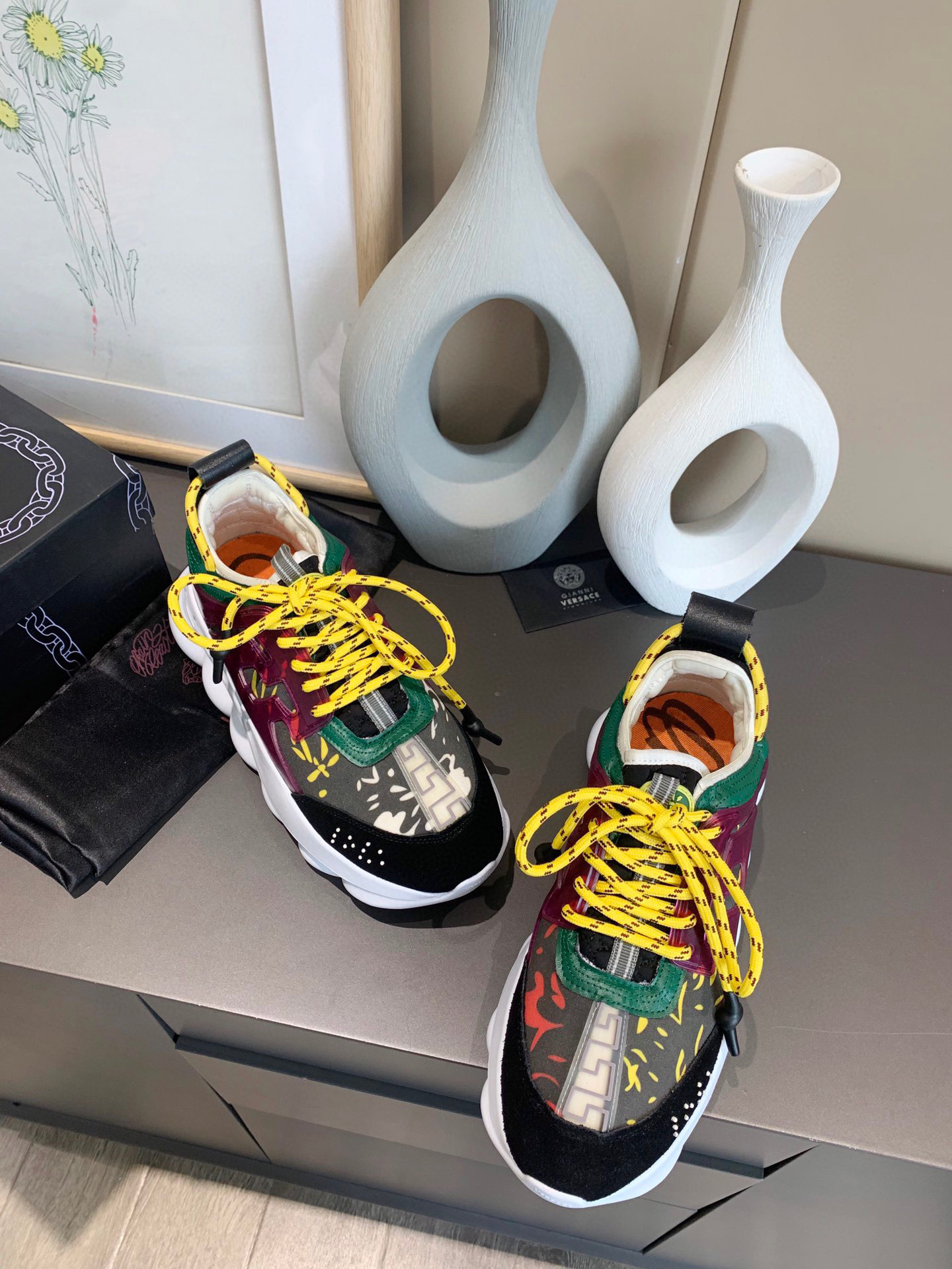 versace couples dad sneakers 35-44 - Image 9