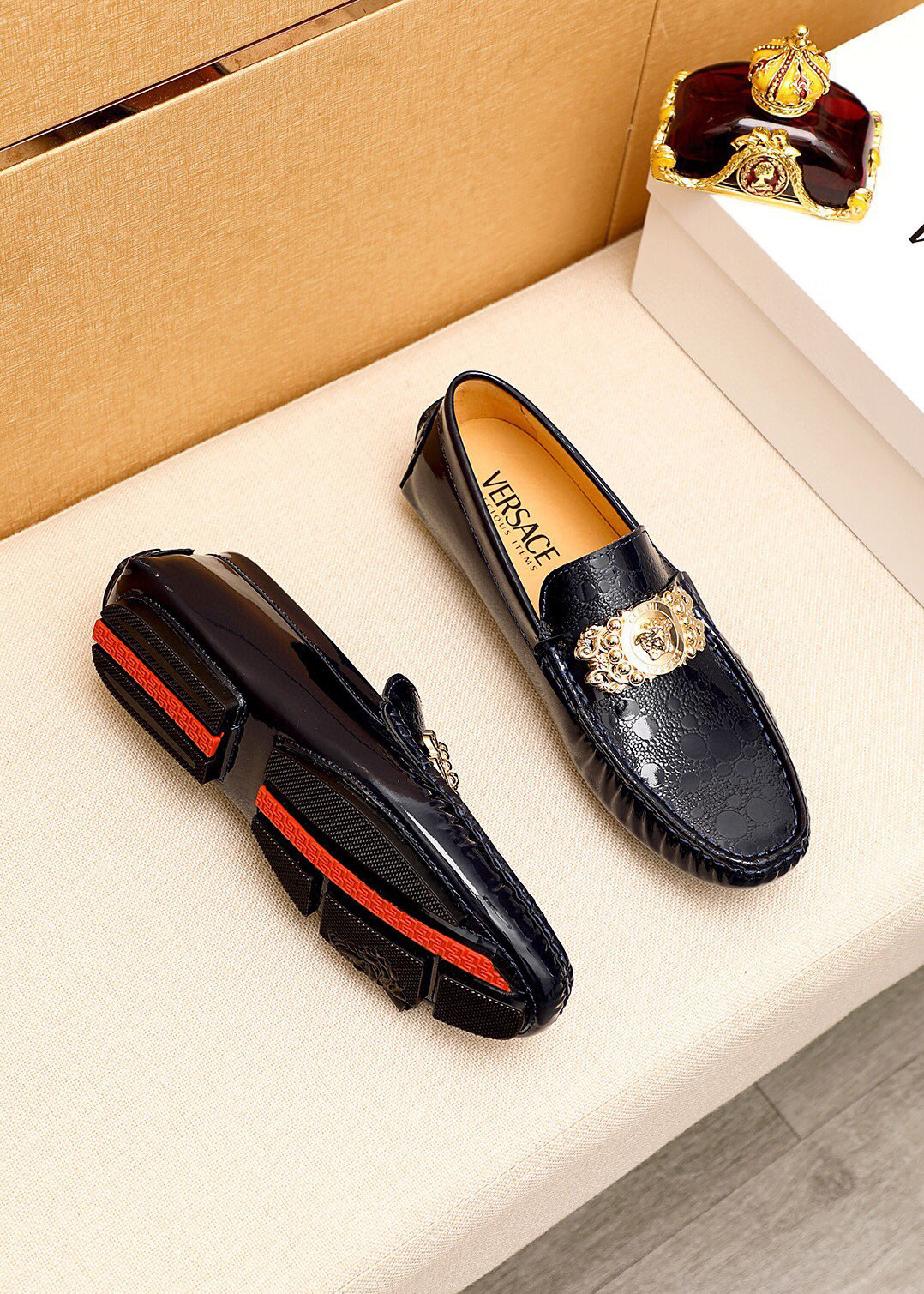 versace loafers for men, sizes 38-44, model 8072210 - Image 9
