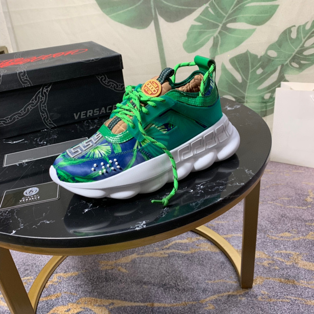 versace green couple's dad sneakers 35-44 - Image 9