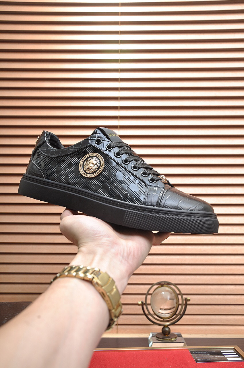versace casual sneakers - black - sizes 38-44 - Image 9