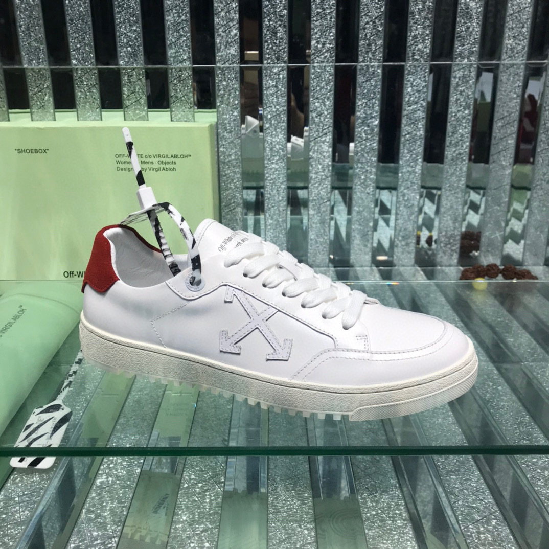 off-white sneakers size 38-44 - white/red - Image 9