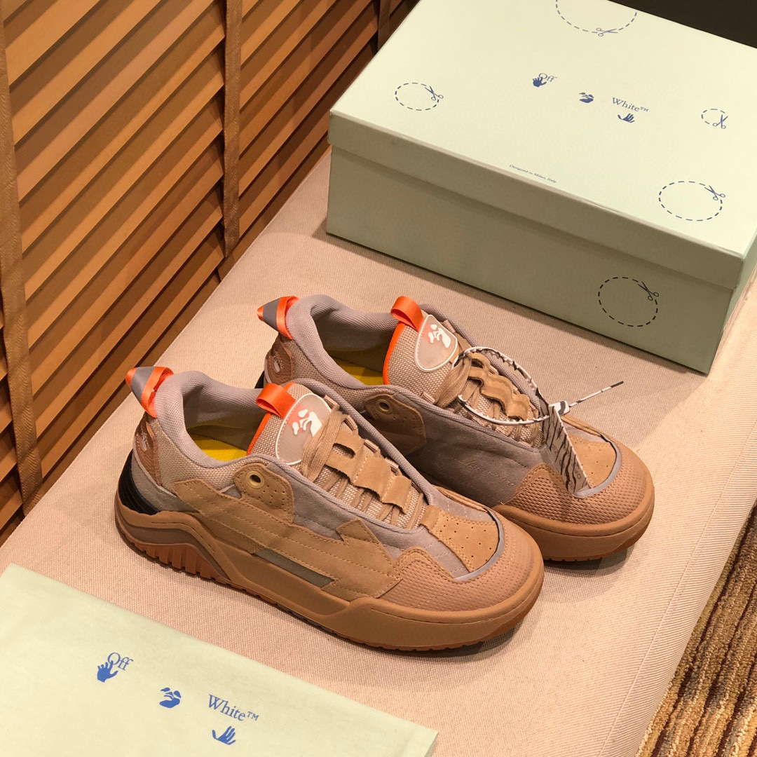 off-white casual sneakers for couples 35-44 - Image 9