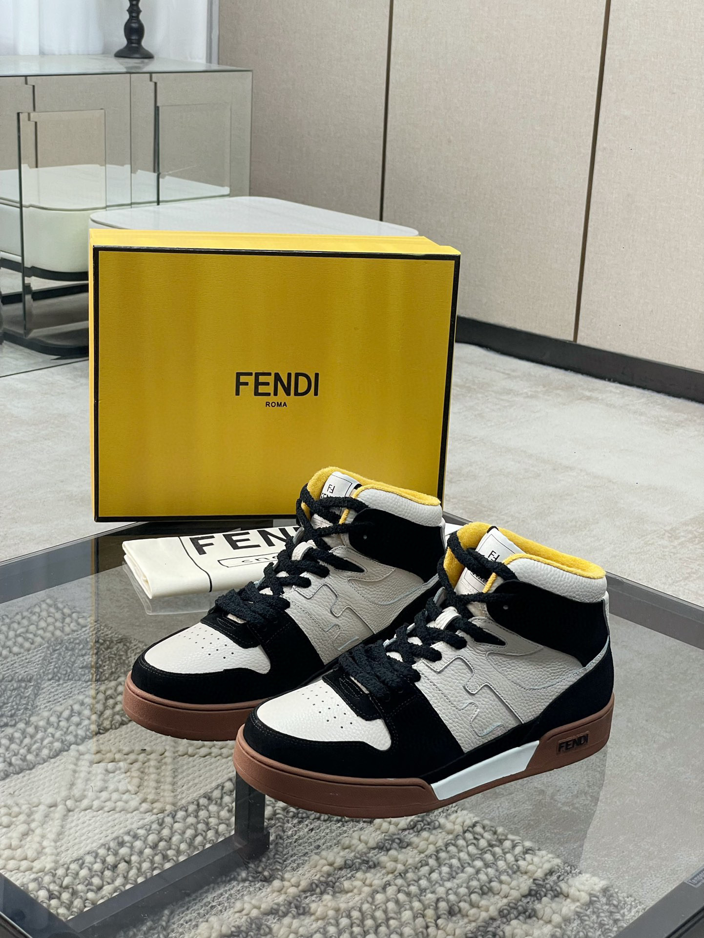 fendi high-top sneakers - size 38-44