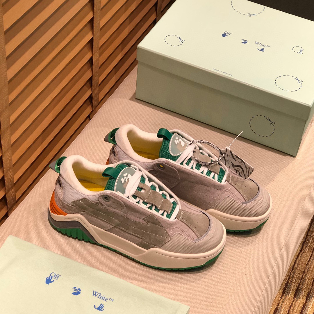 off-white casual sneakers for couples 35-44 - Image 9