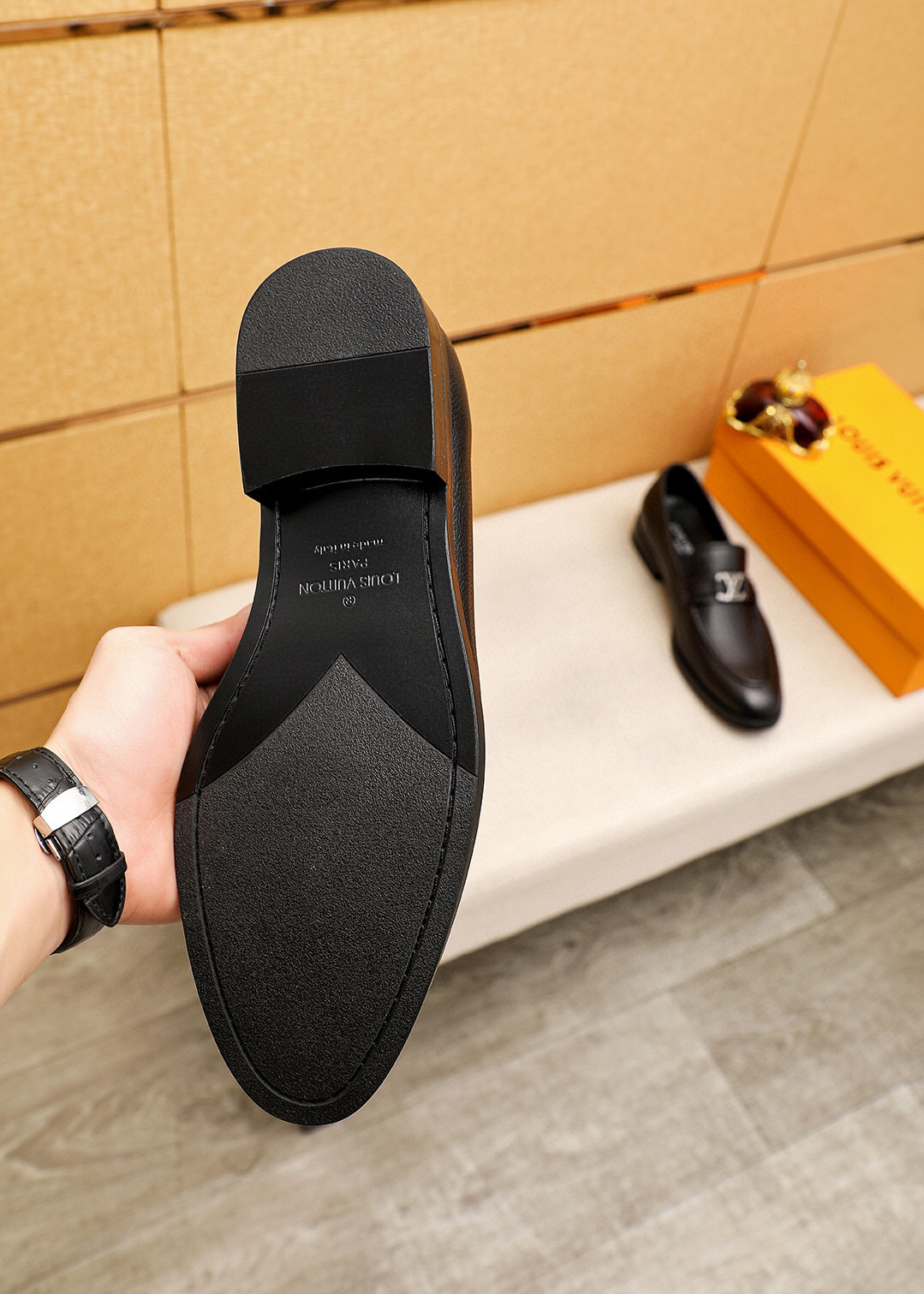 louis vuitton leather loafers size 39-44 - Image 9