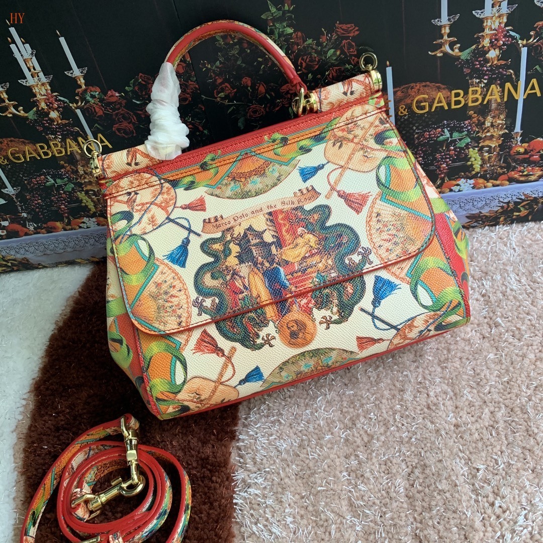dolce & gabbana 25*20*12 marco polo handbag