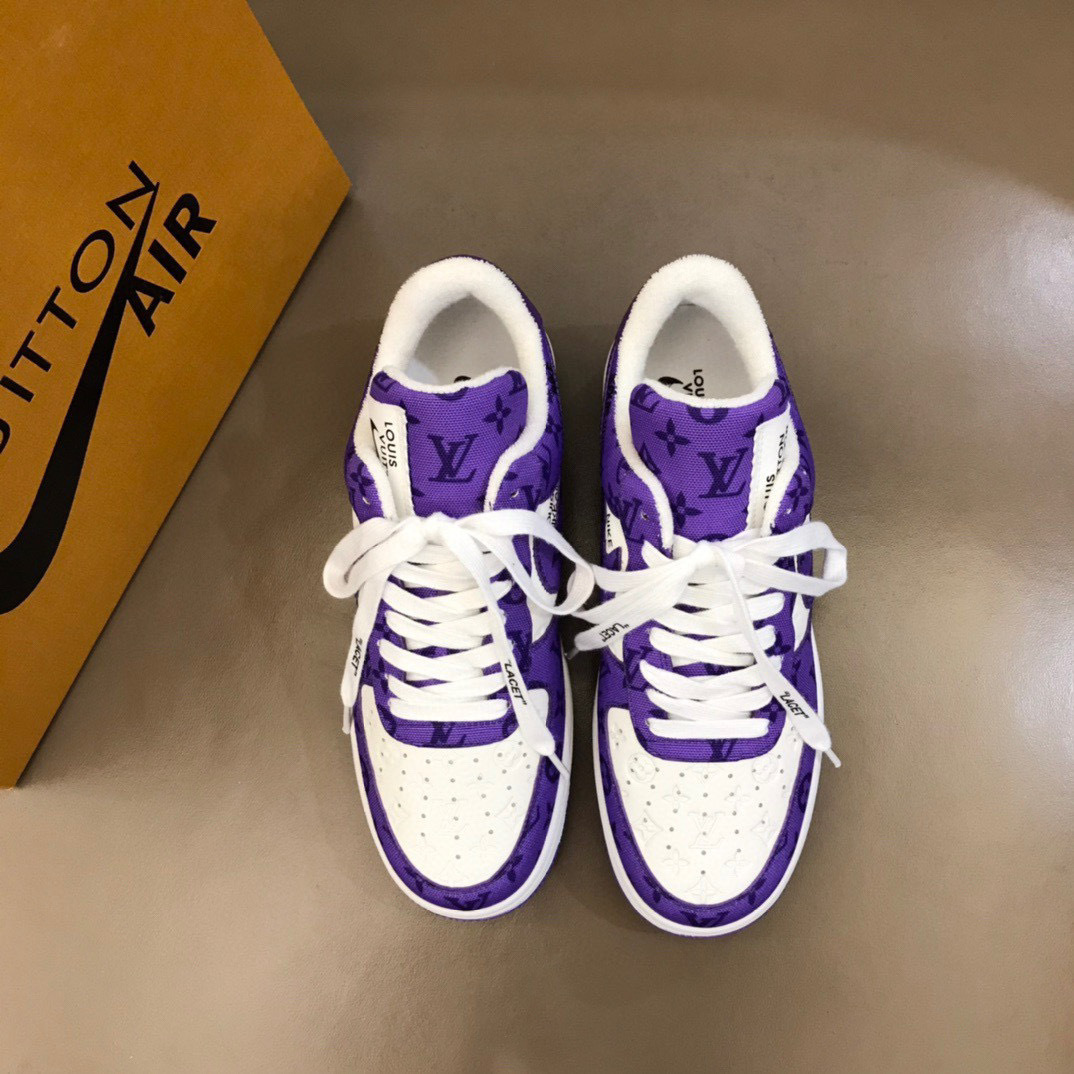 louis vuitton air sneakers size 38-44 - purple/white - Image 9