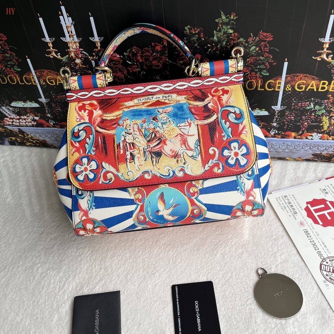 dolce & gabbana printed handbag 25x20x12.5 cm