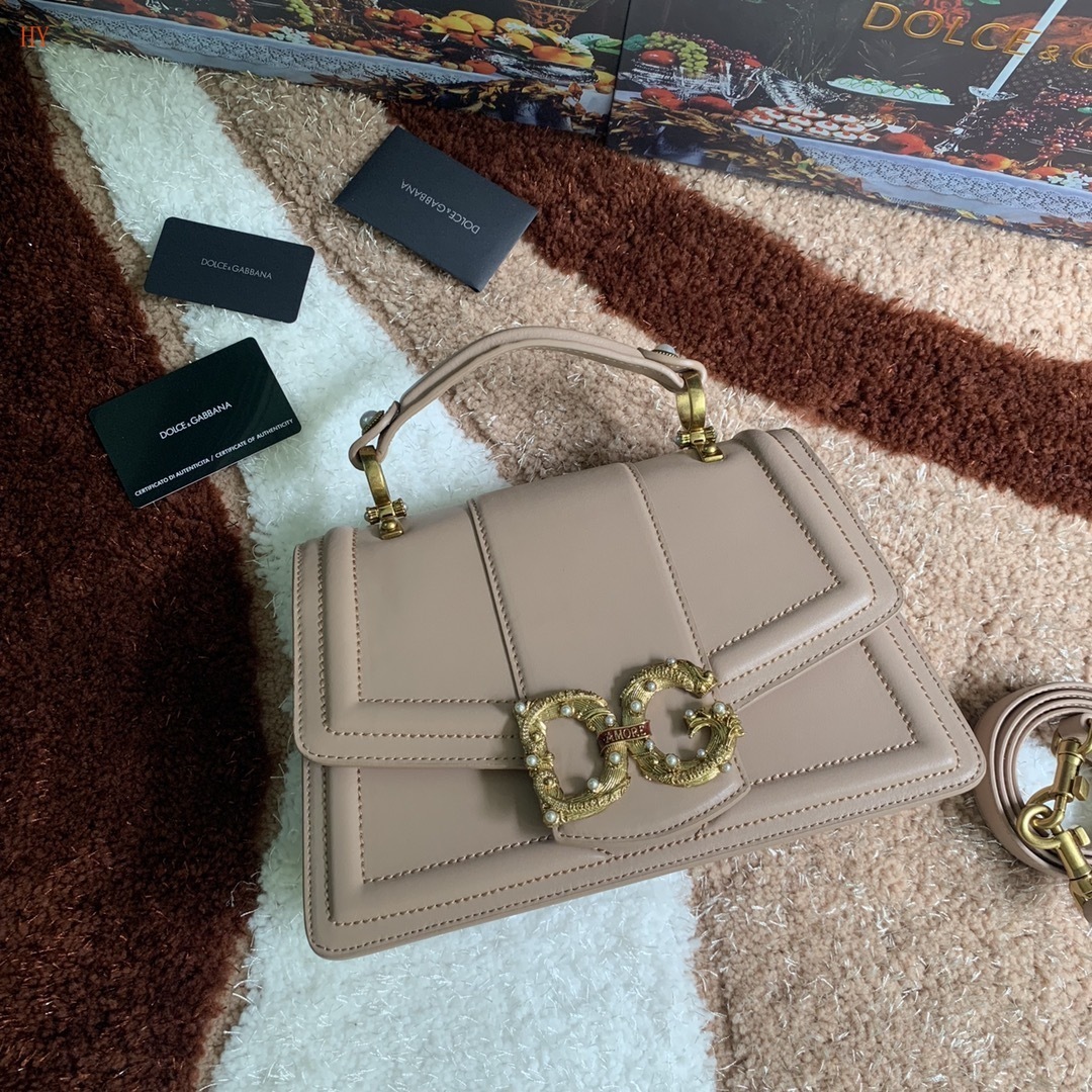 dolce & gabbana 27*18*8 beige handbag - sku: yup-bca1164dcd