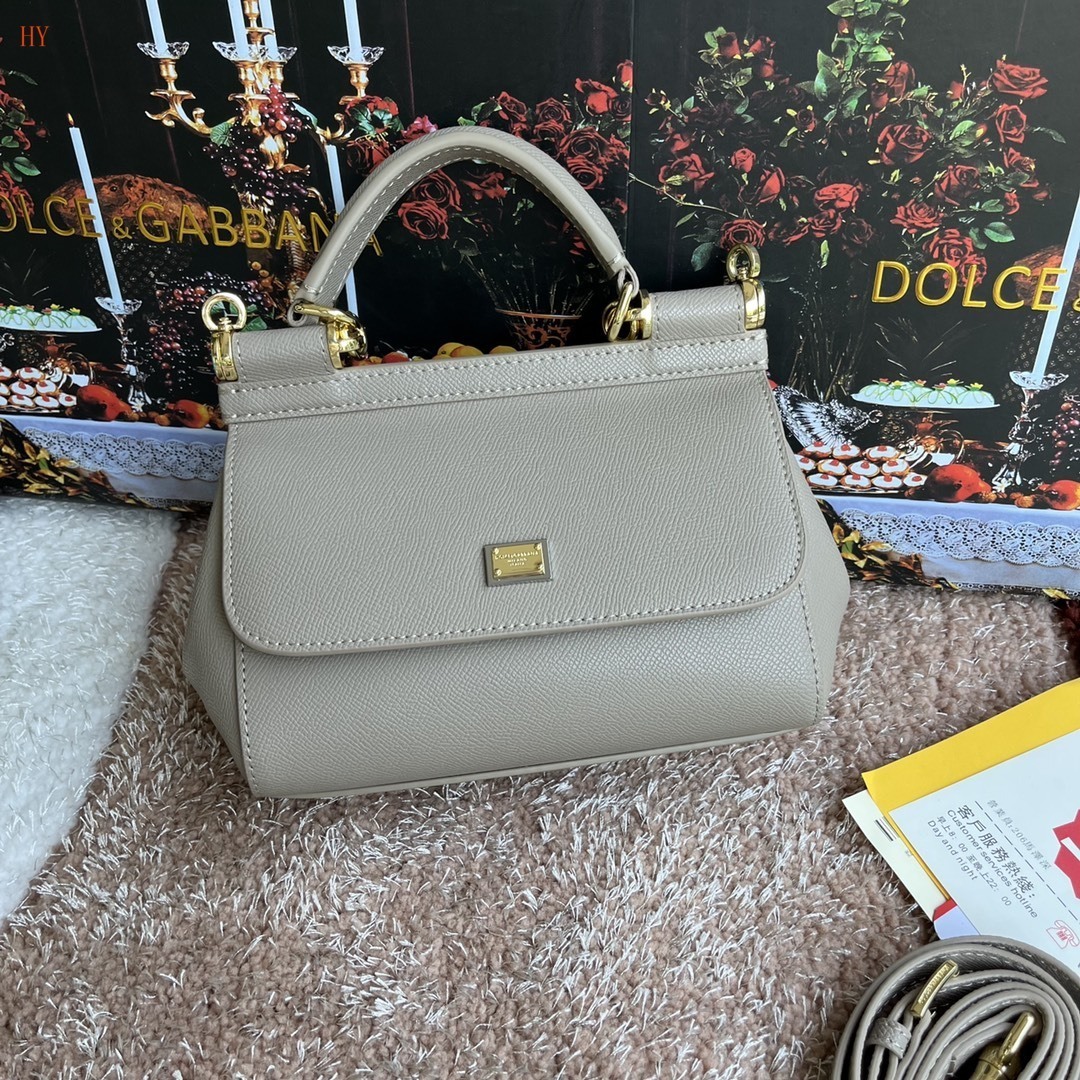 dolce & gabbana handbag 20*17*7 - elegant beige