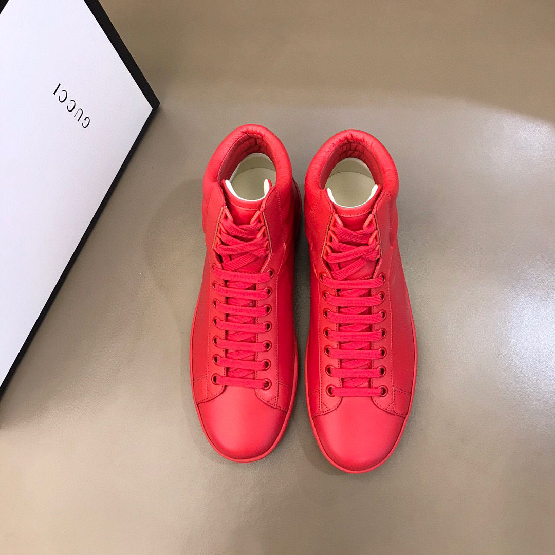 gucci high-top sneakers in red - sizes 38-44 - Image 9