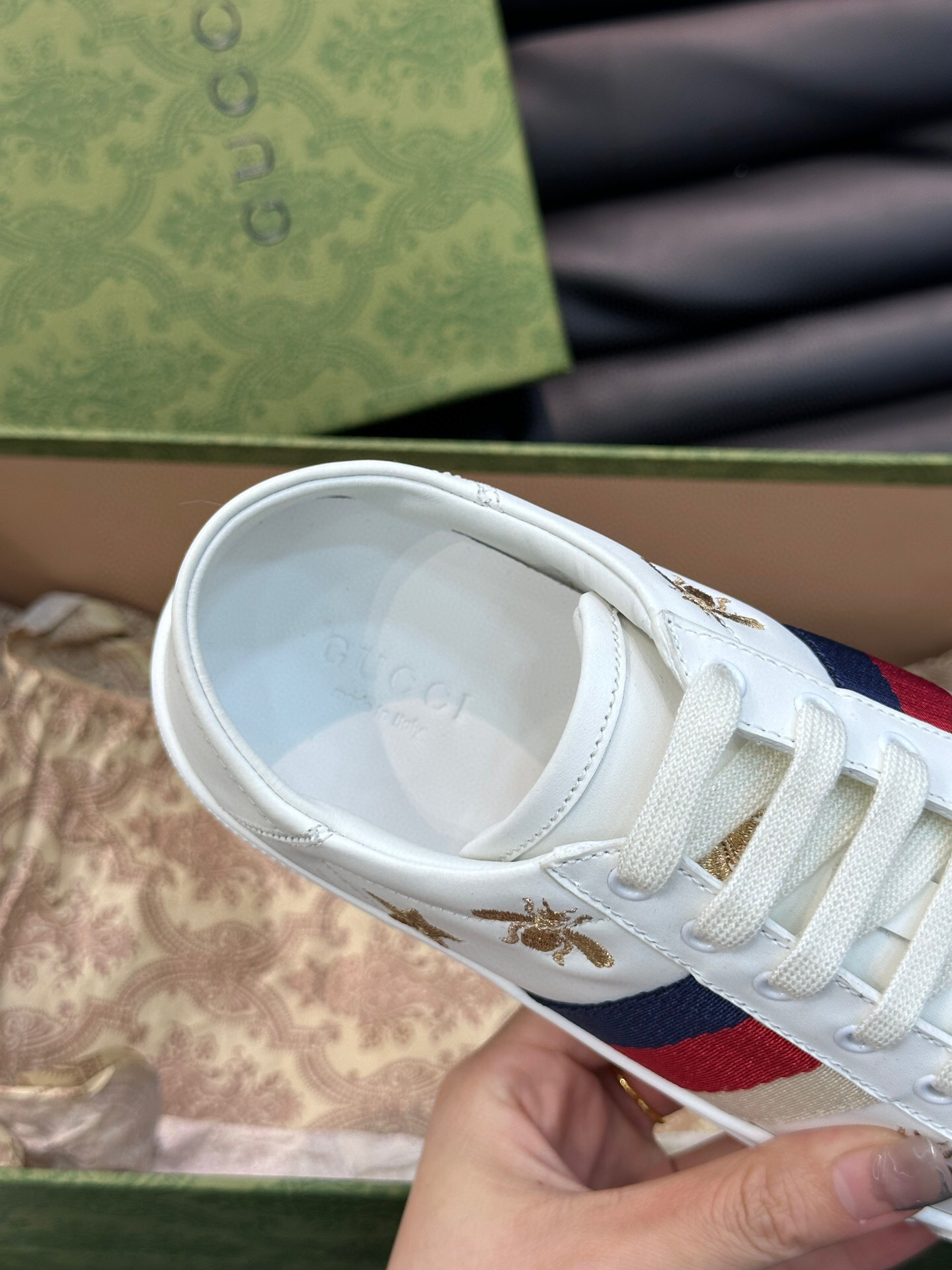 gucci ace sneakers for couples - sizes 35-44 - Image 9