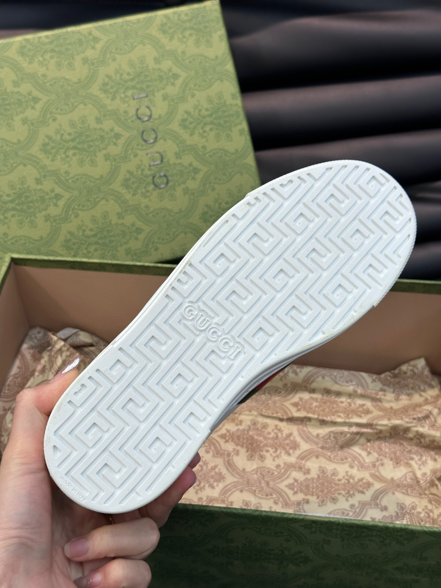 gucci ace sneakers for couples, size 35-44 - Image 9