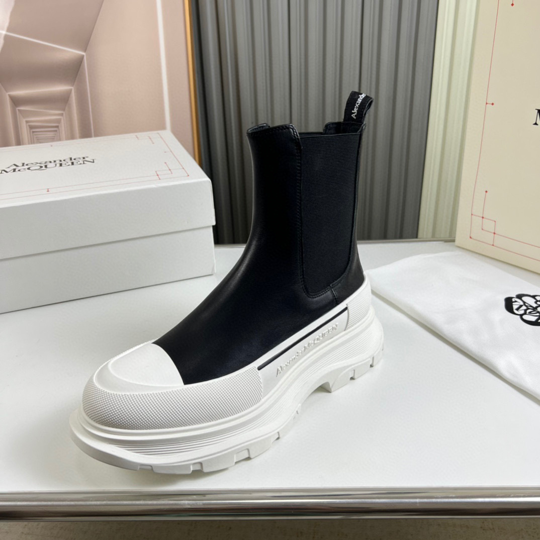 alexander mcqueen black couples boots size 35-44 - Image 9