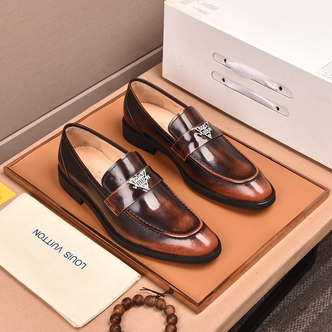 louis vuitton leather shoes size 40 - Image 9