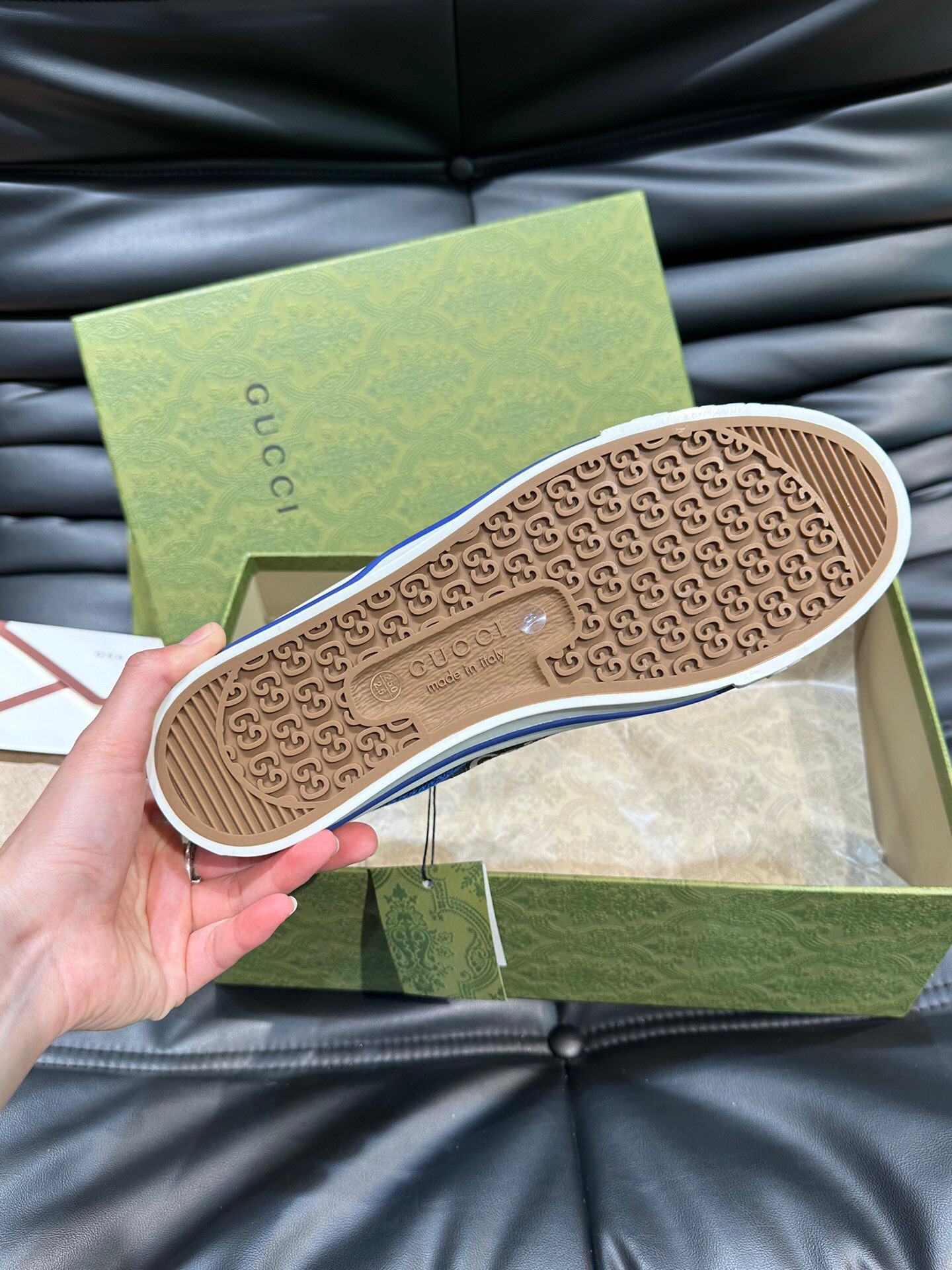 gucci g sneakers in blue, sizes 35-44 - Image 9