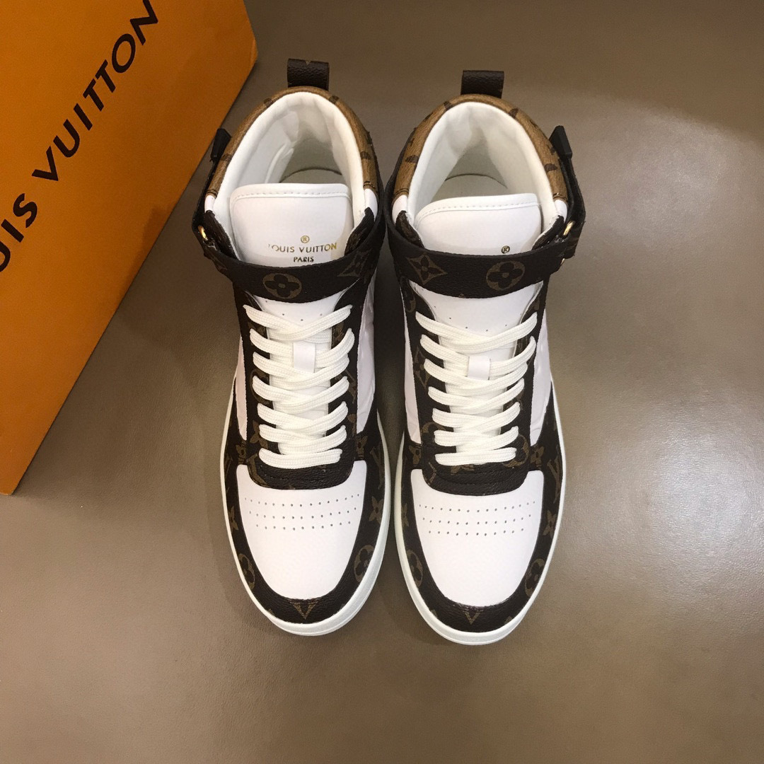 louis vuitton high-top sneakers for couples, size 35-44 - Image 9