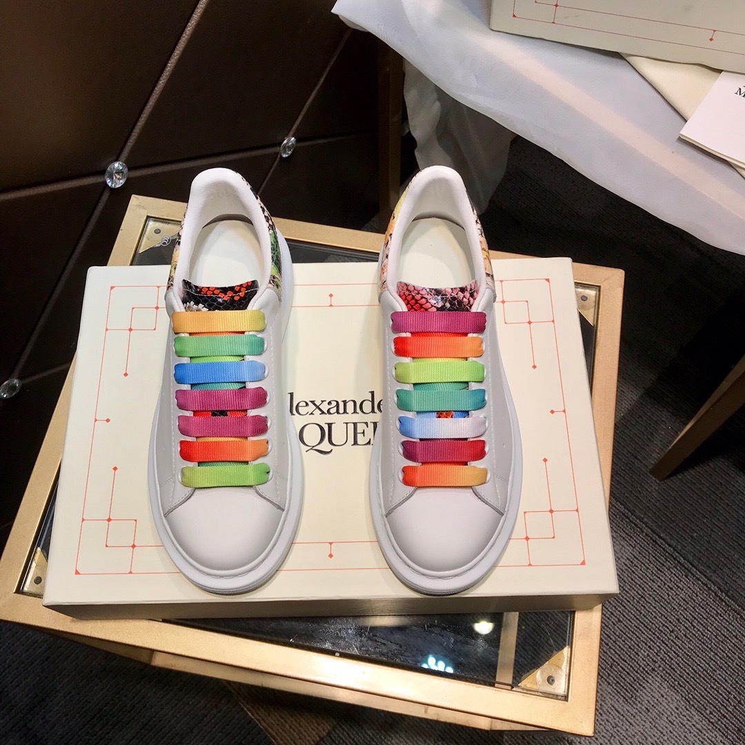 alexander mcqueen colorful lace-up sneakers 35-44 - Image 9