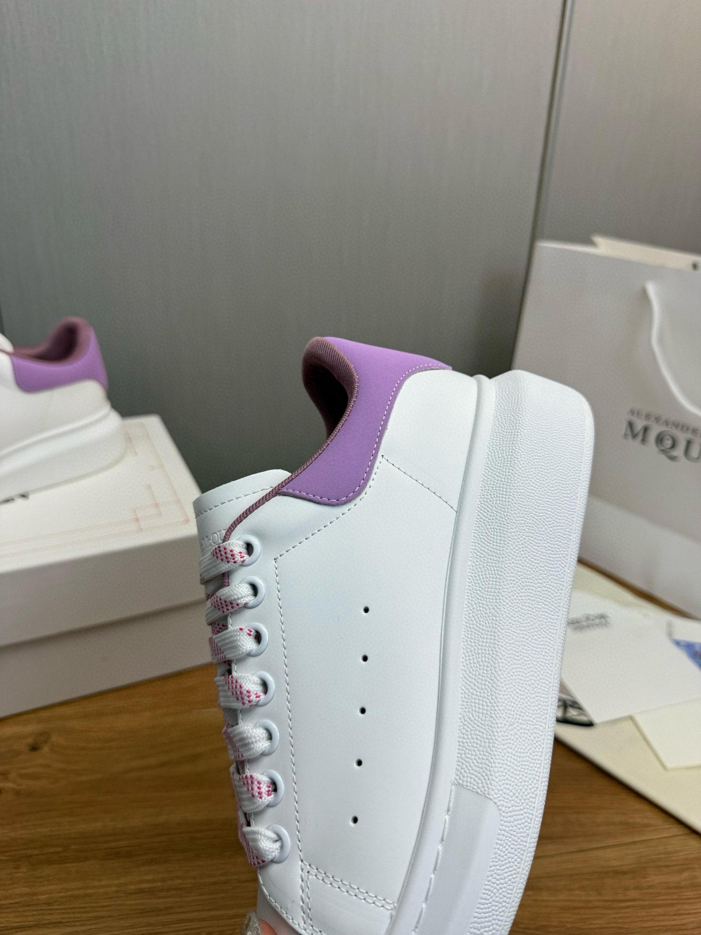 alexander mcqueen couples sneakers 35/44 - white/purple - Image 9